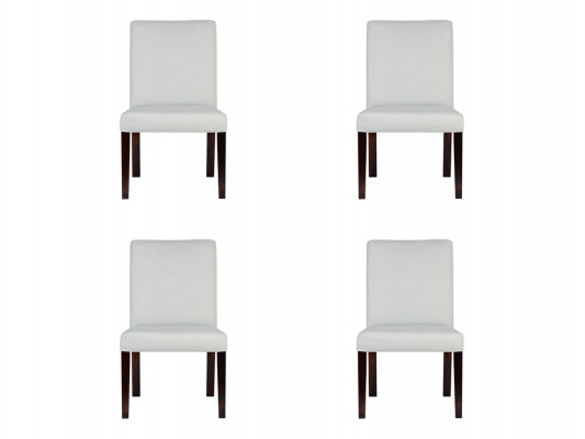4x Stoelen Stoel Bekleding Design Lounge Club Zit Leuning Set Fauteuil Nieuw