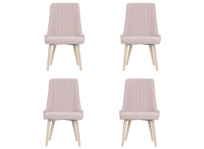4x stoelen Stoel Bekleding Modern Set Ontwerp Fauteuil Compleet Nieuw