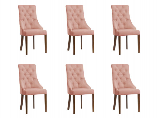 6x Chesterfield fauteuil lounge club gestoffeerde stoel stoelen zitgroep leunstoel