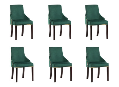 6x Design gestoffeerde zitstoelen Modern Zeer Gepast Fauteuil Lounge Club Set