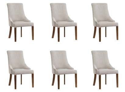 6x set van Design bekleding stoelen stoelenset compleet met leuningen zit lounge club nieuw