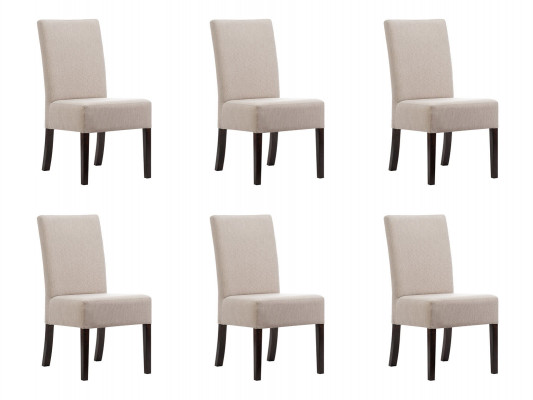 6x Stoel Set Gestoffeerd Zitstoelen Set Wachtkamer Kantoor Praktijk Lounge Club