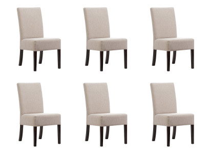 6x Stoel Set Gestoffeerd Zitstoelen Set Wachtkamer Kantoor Praktijk Lounge Club