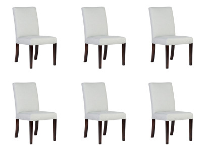 6x Stoelen Stoel Bekleding Ontwerp Lounge Club Zit Rugstel Zitting Fauteuil Nieuw