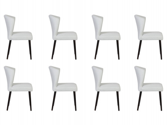 8x Design Fauteuil Lounge Club Beklede Stoel Stoelen Set Woonkamer Leuning Nieuw