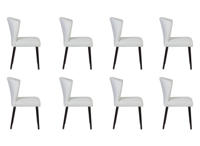 8x Design Fauteuil Lounge Club Beklede Stoel Stoelen Set Woonkamer Leuning Nieuw