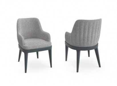 Moderne stoelen stof hout designstoel armstoel luxe bekledingsstof.