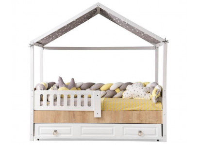 Bedframe Perfect kinderbed Kinderkamer Bedframes Light wood