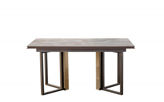 Eettafel Eettafel Tafel Eethoek Eetkamer Hout Houten tafel Grijs