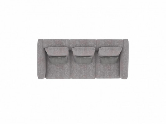 Grijze bank van drie zitsbank woonkamer Modern design Luxe gestoffeerde meubels