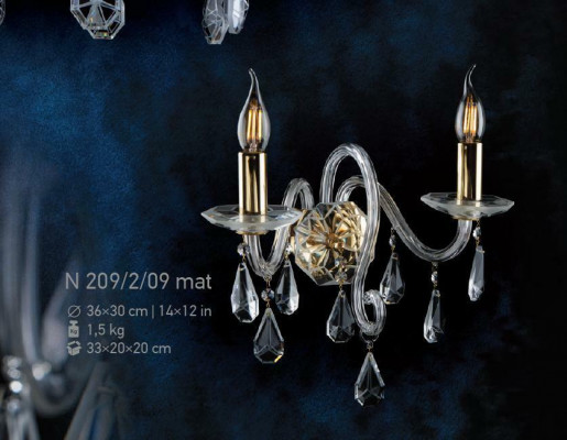 Wandlamp Bohemen Kroonluchter Antieke wandlamp Nieuw Lampen