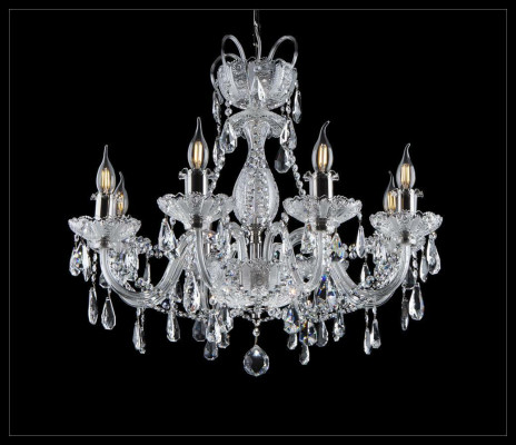 Kristallen kroonluchter plafondlamp hanglamp licht Bohemen gloeilamp