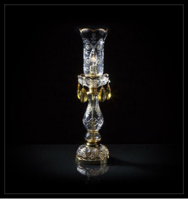 Tafellamp Tafellamp Kroonluchter Kristal Antiek Stijl Lamp Lampen Lampen