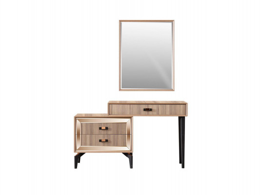 Luxe kaptafel make-uptafel console tafel dressoir set 2-delig goud