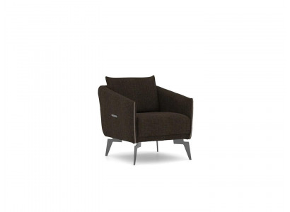Zwarte stoel woonkamer design modern textiel luxe meubels
