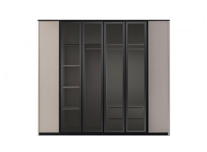 Kledingkast Kapstok Kast Modern Houten Kast Grijs