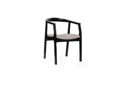 Zwarte beige eetkamerstoel eetkamerstoelen ontwerper fauteuils