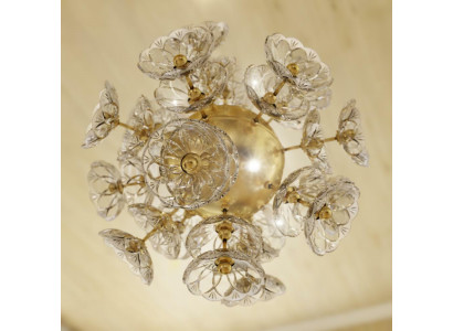 Kristallen kroonluchter plafondlamp hanglamp Elite Bohemen Bloem Nieuw