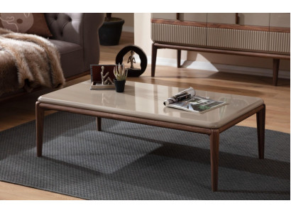 Bruine houten salontafel Woonkamer Designmeubelen Luxe Stijlvolle tafels