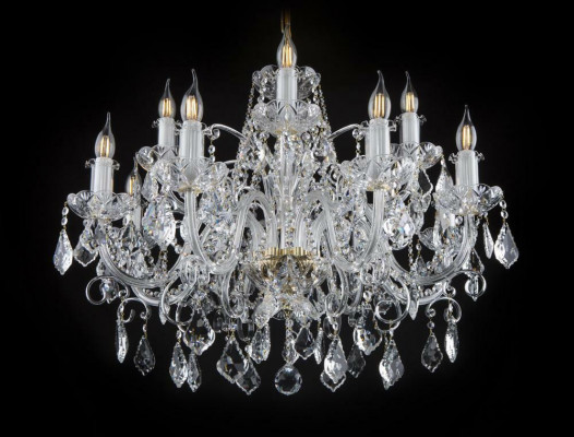 Klassieke plafondlamp met kristalverlichting Nieuwe Boheemse lamp kroonluchter
