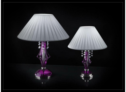 Kristallen lamp Bureaulamp Tafel Elite Bohemen Voet Nachtkastje Nieuw