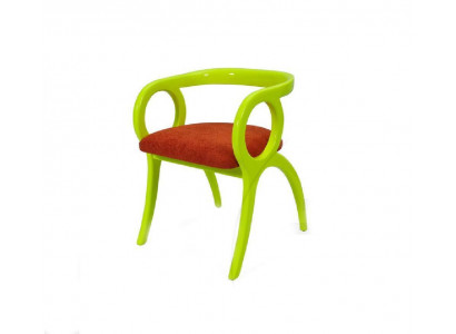 Groene designer fauteuil eetkamer Luxe fauteuil