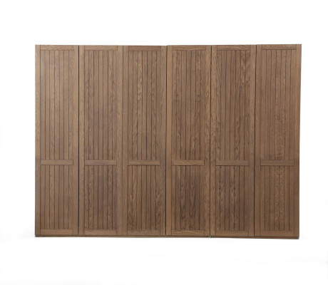 Kledingkast Kast Hout Modern Bruin Kleding Slaapkamer Kasten