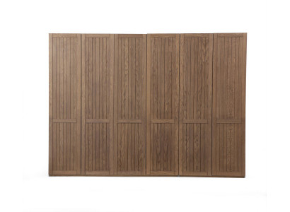 Kledingkast Kast Hout Modern Bruin Kleding Slaapkamer Kasten
