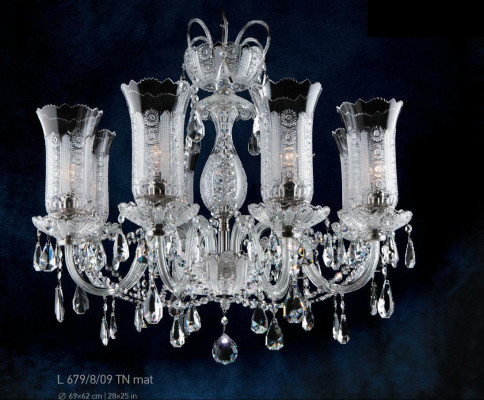 Boheems kristallen kroonluchterlamp plafondlampenkap