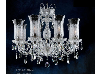Boheems kristallen kroonluchterlamp plafondlampenkap