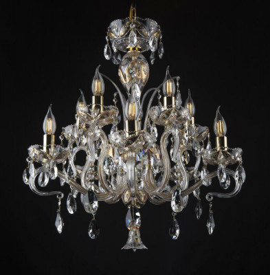 Kristallen kroonluchter plafondlamp plafondverlichting Elite Bohemen.