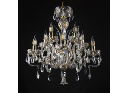 Kristallen kroonluchter plafondlamp plafondverlichting Elite Bohemen.