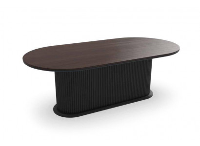 Ontwerper tafel Eettafel Ovaal tafels van hout Modern meubilair Nieuw