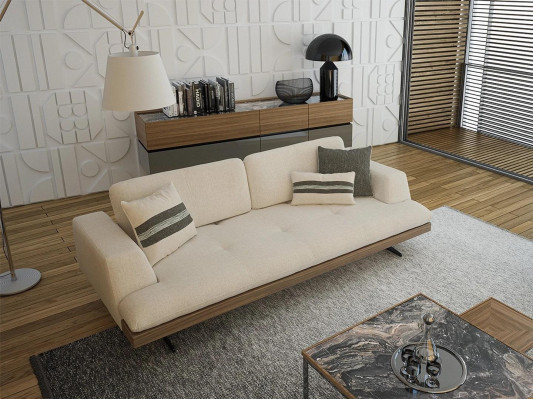 Woonkamerbankstel Driepersoonsbank Bank Ontwerpfauteuil Modern Salontafel Nieuw