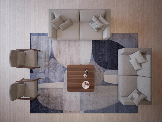 Ontwerp bankstel 3-delig Tweezitsbank Bankstel 2x fauteuil Woonkamer