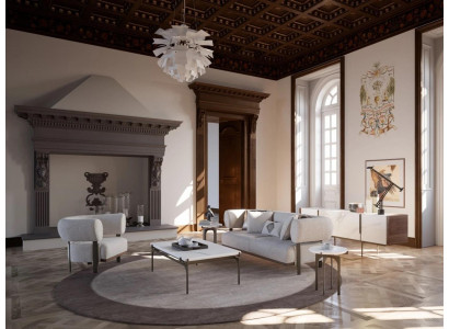 Ontwerp Modern Luxe Woonkamerset Bank Tweezits met 2x Fauteuils Inrichting