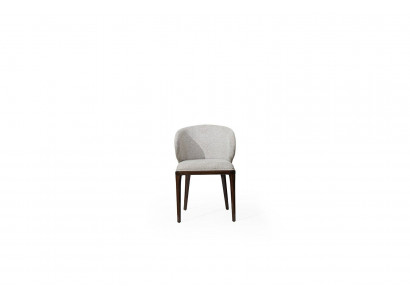 Exclusieve grijze stoel eetkamer moderne stoelen designer gestoffeerde stoel