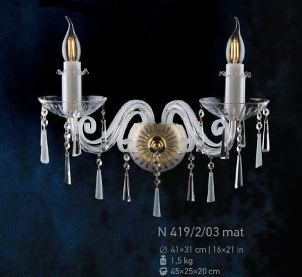 Kristallen wandlamp kroonluchters kristallen kroonluchter lustre elite Bohemen nieuw