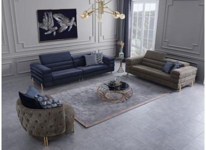 Woonkamerset bankstel 4-zits luxe meubeldesign gestoffeerde meubels