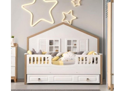 Perfecte kinderkamer bedframe Kindermeubels Licht hout Nieuwheid