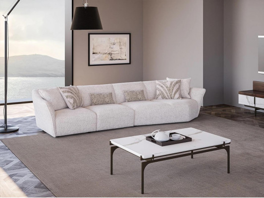 Woonkamer Modern Wit Bank Vierzits Bankstel Moderne Inrichting