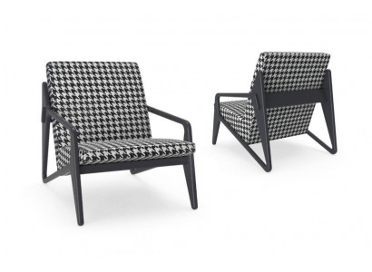 Luxe fauteuil woonkamer textiel fauteuil modern design bekleding nieuw