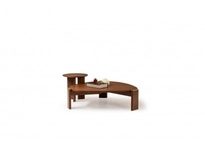 Woonkamer salontafel bijzettafel set designer koffietafel 2-delig