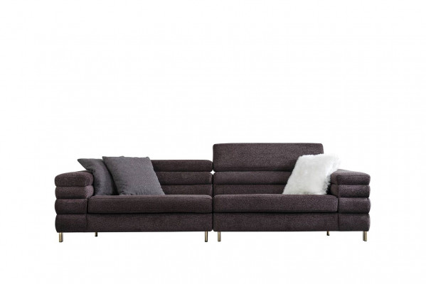 Woonkamer Bankstellen Designer 4-zits bank Bruine vierzits Nieuw