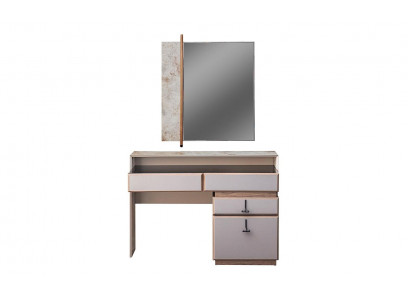 Kaptafel Make-uptafel Make-upconsole Spiegel Console tafel Grijs
