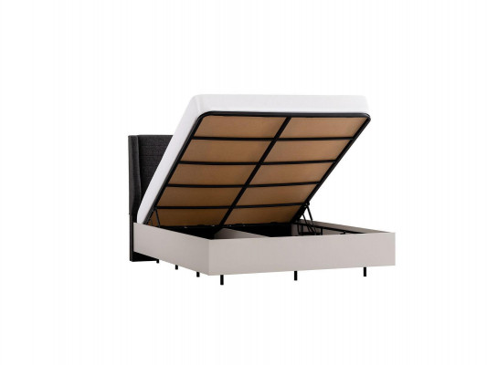 Complete slaapkamermeubels tweepersoonsbed hout 3-delig design wit bed set