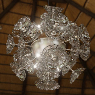 Elite kroonluchter Bohemia bloem plafondverlichting plafondlamp