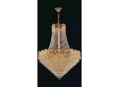 Luxe plafondlamp kroonluchter plafondlamp kroonluchter goud kristal 77x145