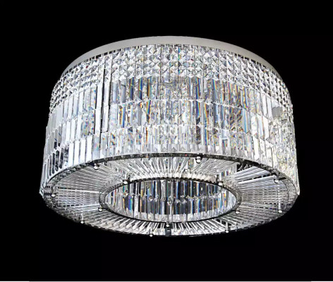 Kroonluchter Modern Designer 16 Licht Hanger Chroom Woonkamer Kristal