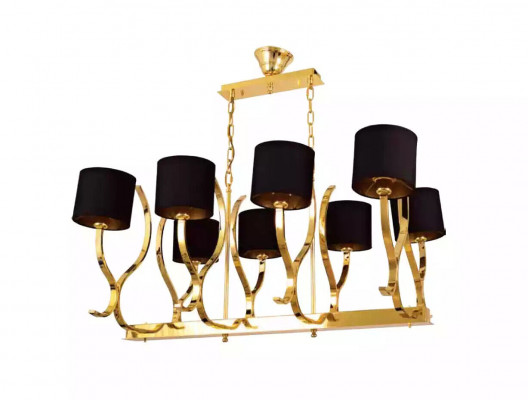 Kroonluchter Hanglamp xxl Lamp Goud Plafondlamp Kandelaar Metaal